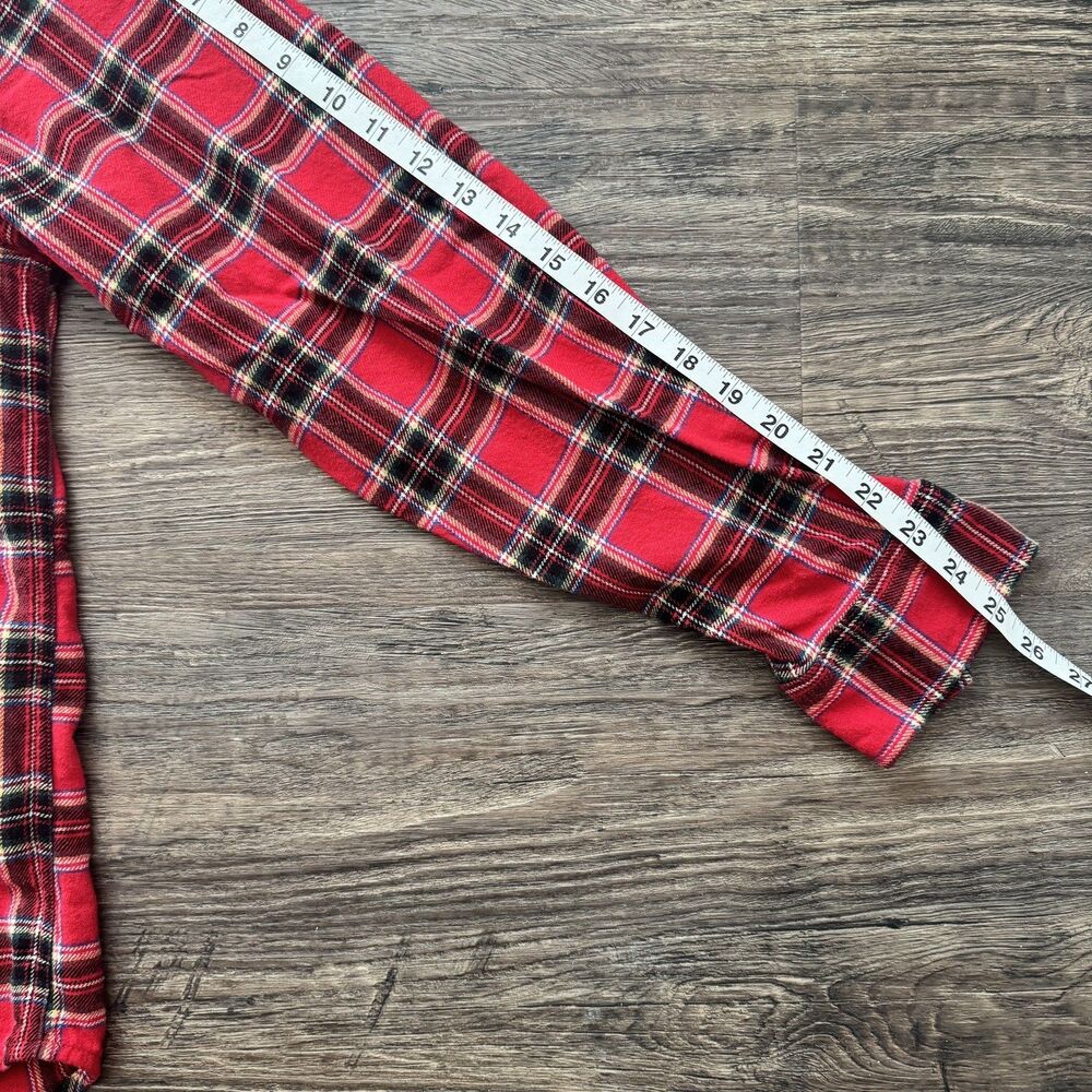 Old Navy Flannel Plaid LS Shirt Mens XL Multicolor Classic Regular Fit Button Up - Picture 4 of 9
